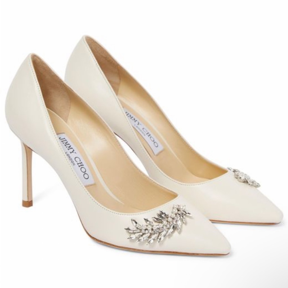 $1680 Jimmy Choo
Romy 60 crystal-embellished pumps size 40 - Picture 1 of 10